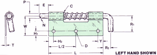 latch hinge diagram