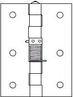 stainless steel spring hinge diagram